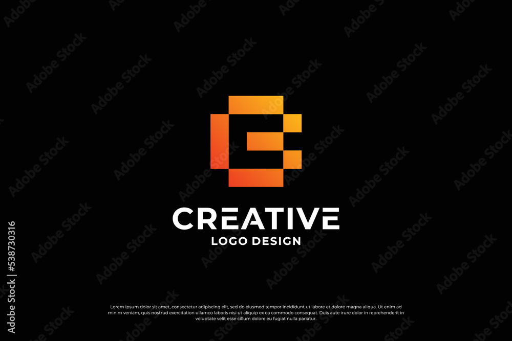 Letter C logo design template. Creative initial letters C logo design symbol. Letter C logo design template. Creative initial letters C logo design symbol.