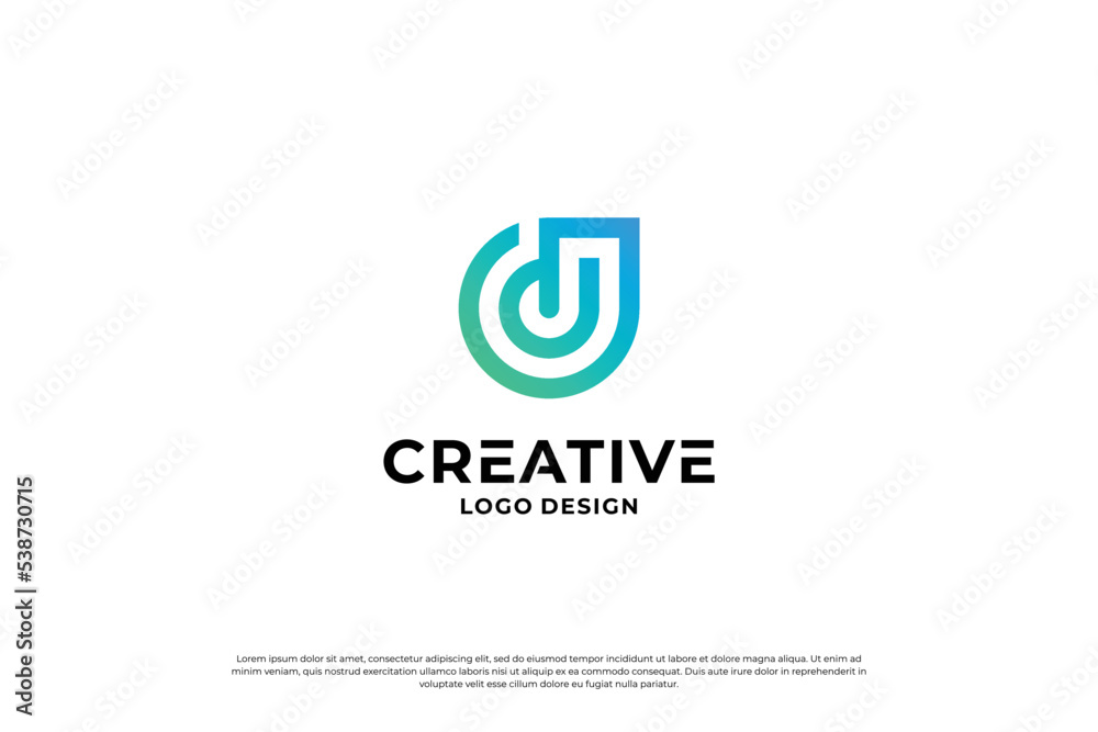 Letter D logo design vector. Initial letters D for logo brand. Creative D sign initial letter. Letter D logo design vector. Initial letters D for logo brand. Creative D sign initial letter.