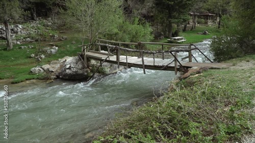 Stallion waterfall in Bozkır county in Konya province