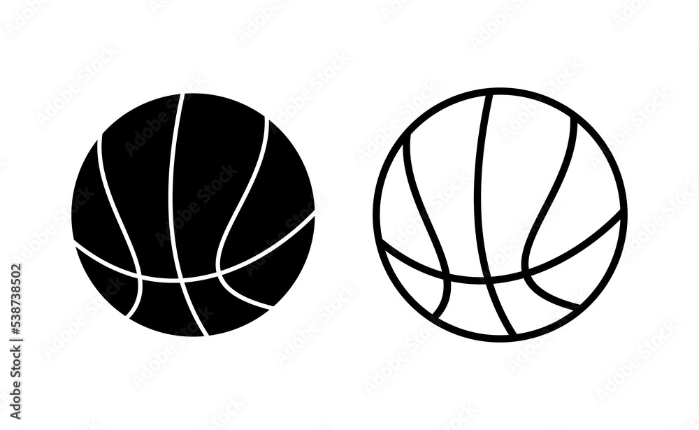 Basketball icon vector for web and mobile app. Basketball ball sign and symbol
