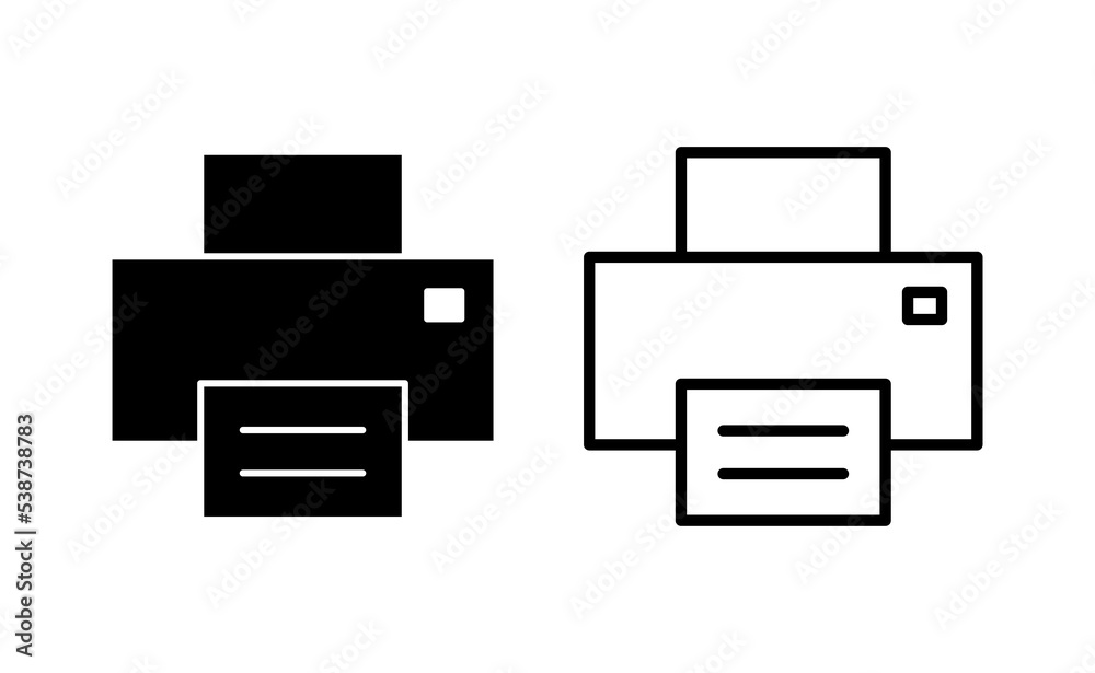 Print icon vector for web and mobile app. printer sign and symbol Print icon vector for web and mobile app. printer sign and symbol