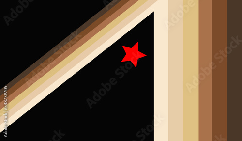 Armpit fetish flag pride vector illustration. Represents person sexually attracted to armpits, which may lead to axillism, or armpit intercourse. Natural body smell is a powerful sexual attraction.
