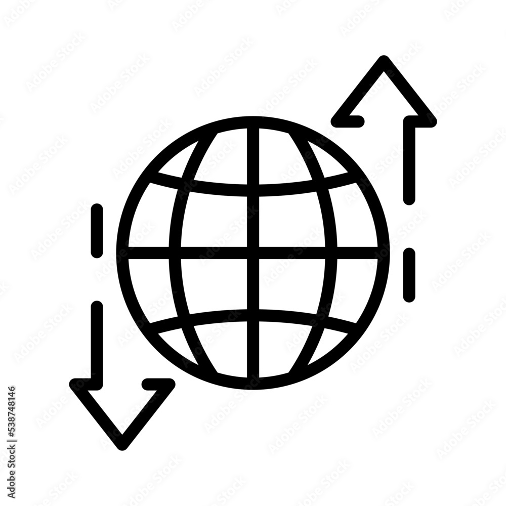 Icono de conexión global. Conectividad. Ilustración vectorial Icono de conexión global. Conectividad. Ilustración vectorial
