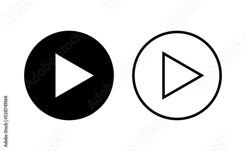 Free Download Play Icon vector for web and mobile app. Play button sign and symbol - GFXLoad