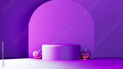 3d halloween background