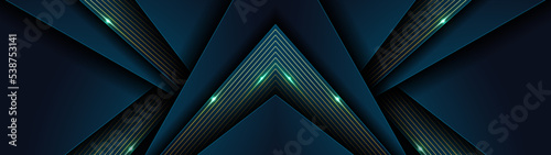 luxury abstract background dark blue color, straight lines overlap layer shadow gradients space composition, 3840 x 2160 monitor size for banner, flyer cover layout, template design