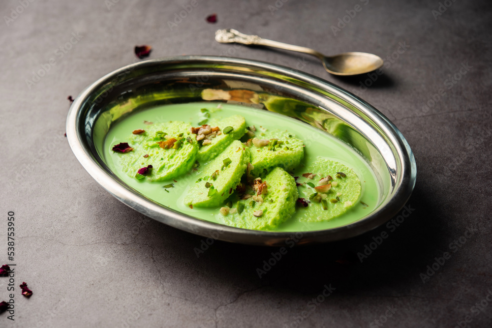 Pista Bread Rasmalai is the tweaked version of traditional Ras malai ...