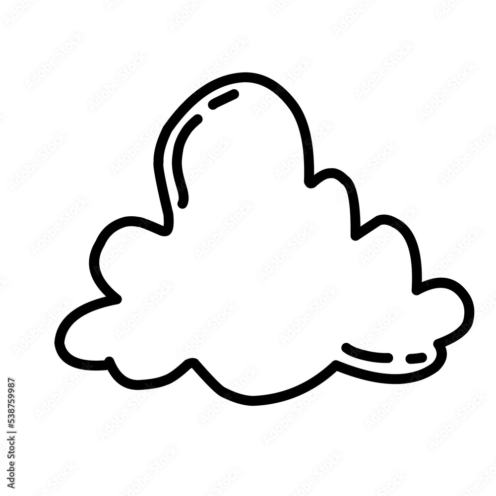 Abstract Doodle Cloud Abstract Doodle Cloud