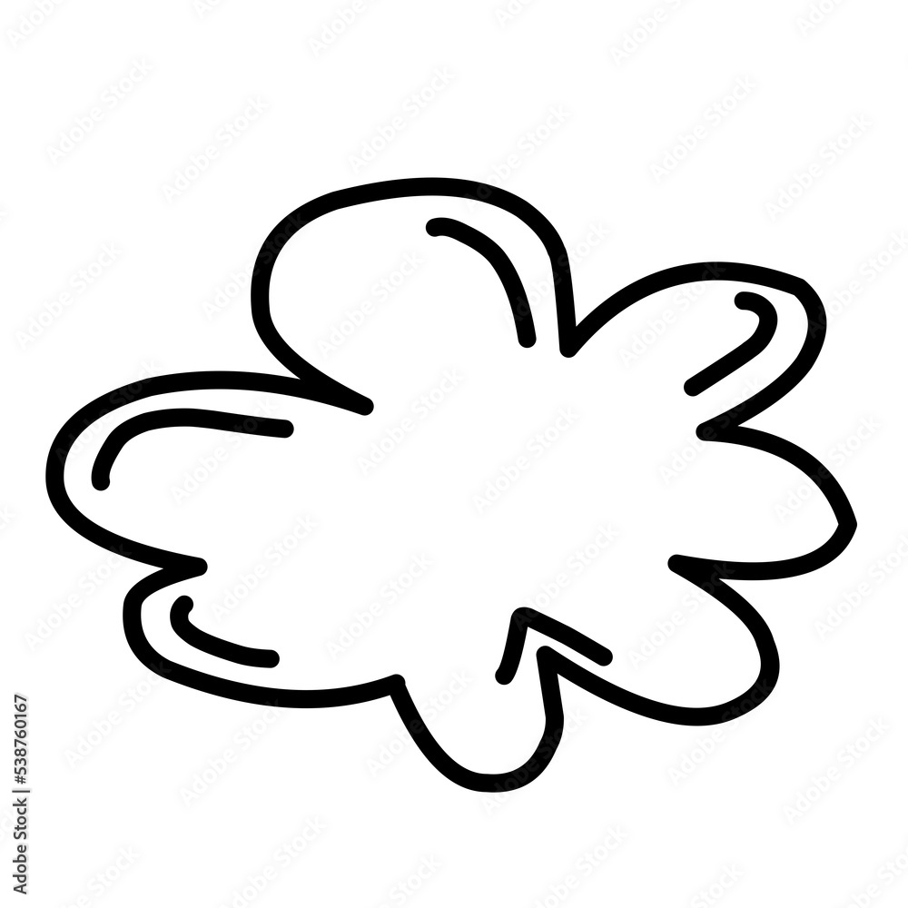 Abstract Doodle Cloud