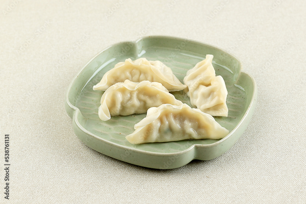 Boiled Gyoza Dumpling Japanese Chinese Food Boiled Gyoza Dumpling Japanese Chinese Food