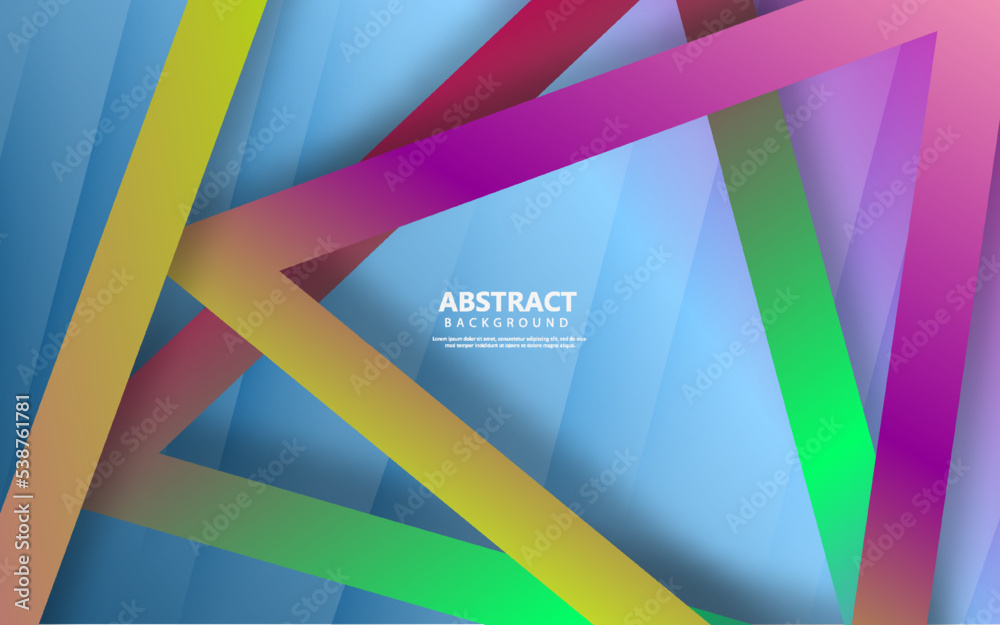 Abstract triangle shape gradient color background Abstract triangle shape gradient color background