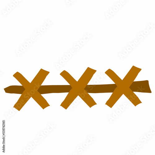 wooden fence
