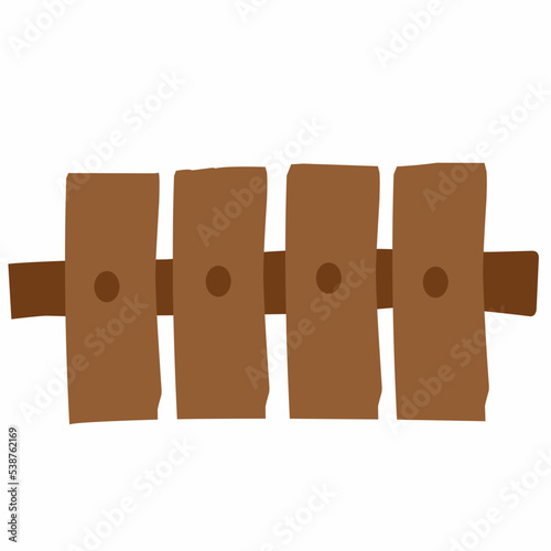 wooden fence