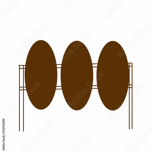 wooden fence