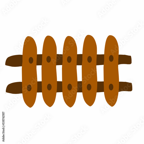 wooden fence