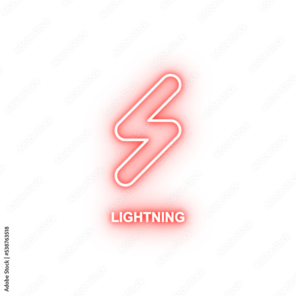 lighting neon icon lighting neon icon