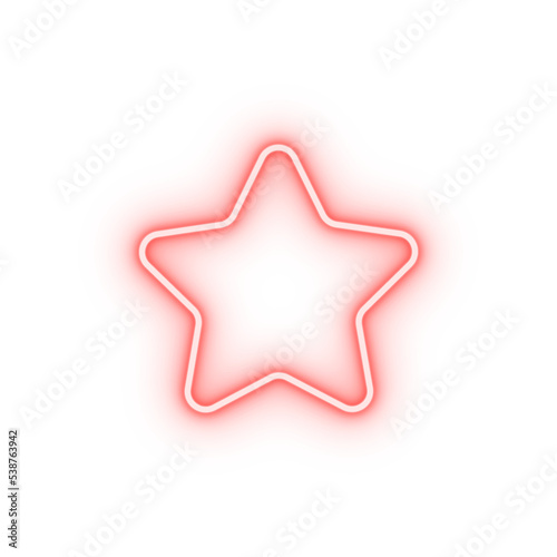 star line neon icon