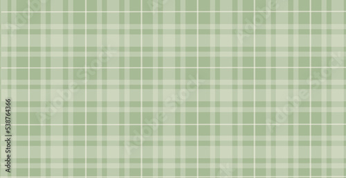 Pastel light green plaid texture flannel background vector illustration.