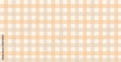 Beige plaid light flannel background vector illustration.