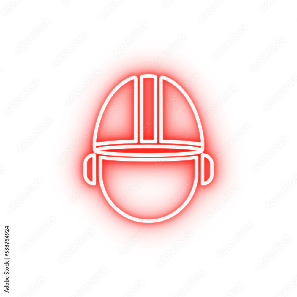 working outline neon icon working outline neon icon