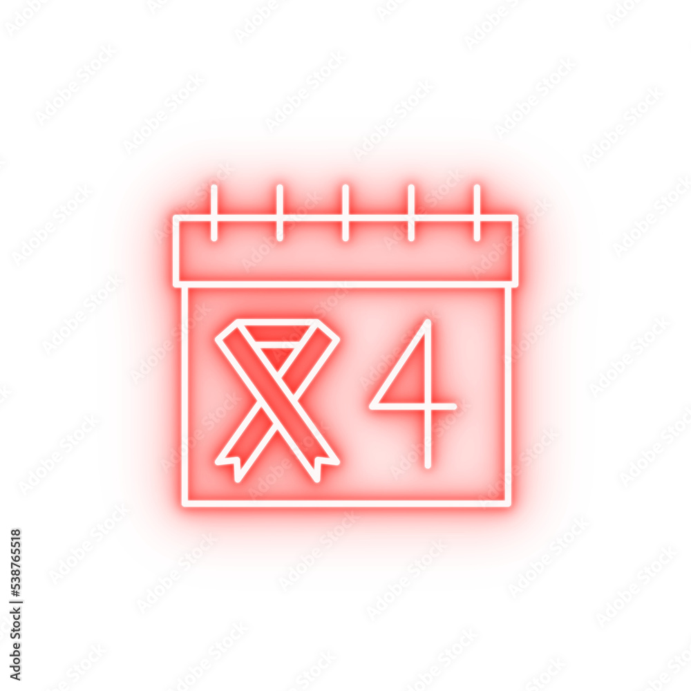 Ribbon Cancer Calendar Neon Icon Stock Illustration Adobe Stock ribbon-cancer-calendar-neon-icon-stock-illustration-adobe-stock