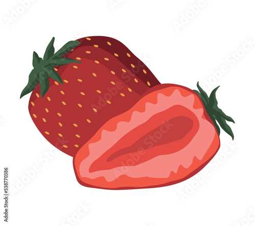 fresh strawberry fruit healthy