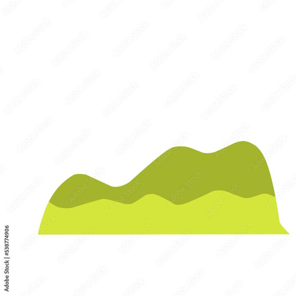 abstract green mountain abstract green mountain