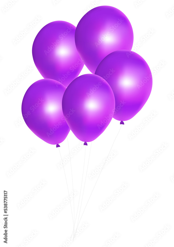 PNG. Purple Balloons Bunch on transparent background. PNG. Purple Balloons Bunch on transparent background.