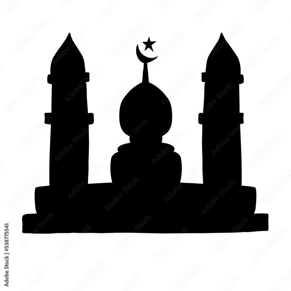 mosque silhouette