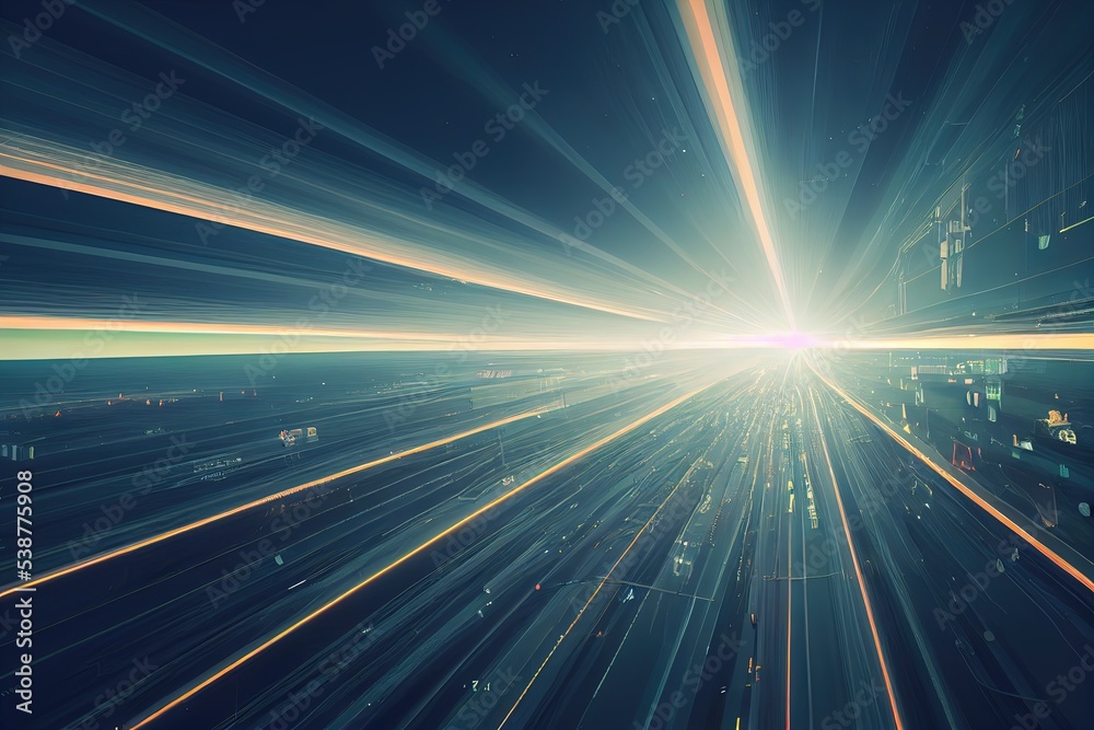 Obraz premium background with rays