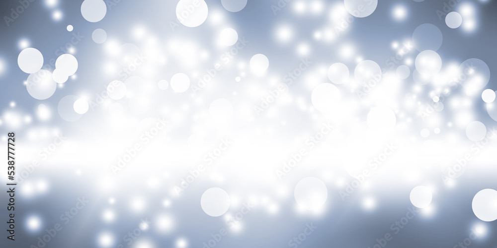 White snowflake blurred on gray defocused background, Luxury christmas shine wallaper. White snowflake blurred on gray defocused background, Luxury christmas shine wallaper.