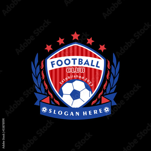 Football Soccer Team Logo Template Vector Design