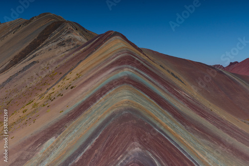 Vnicunca Rainbow Mountain in Peru