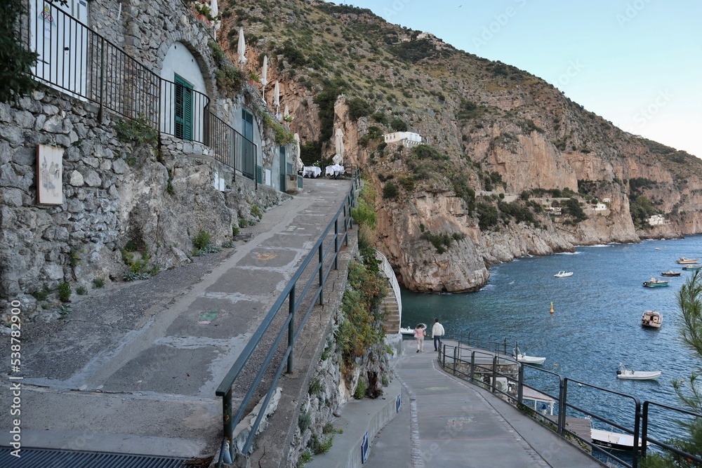 Praiano - Scorcio di Marina di Praia da Via Terramare Praiano - Scorcio di Marina di Praia da Via Terramare