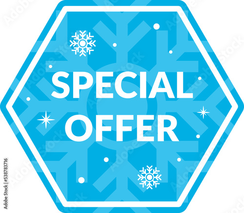 winter sale special offer element