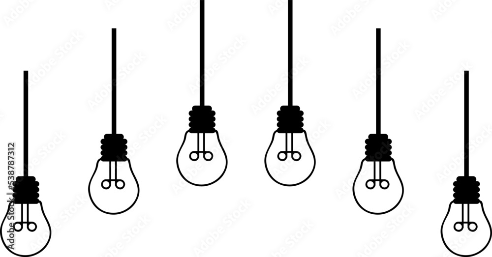 lamp vector illustration on white background