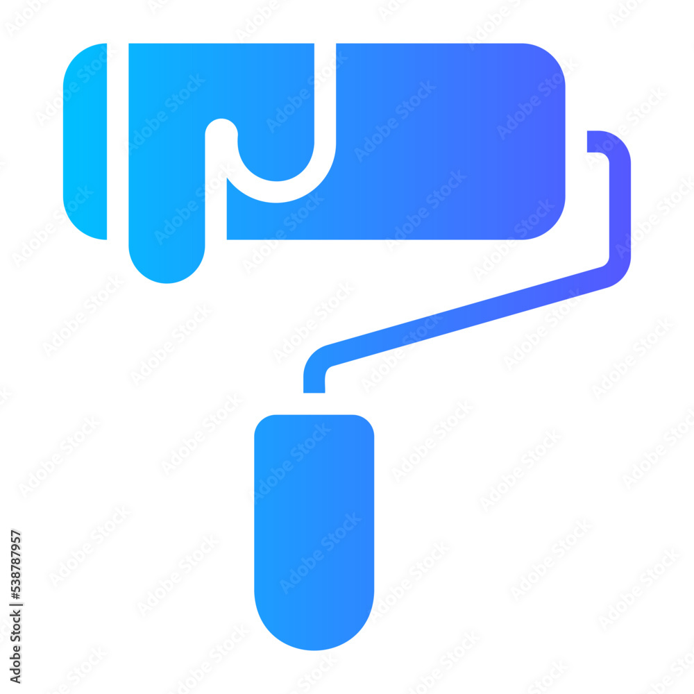 roller gradient icon roller gradient icon