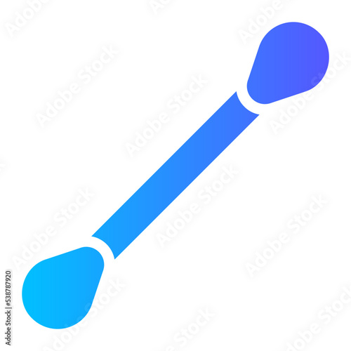 cotton swabs gradient icon