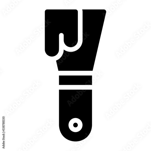 scraper glyph icon