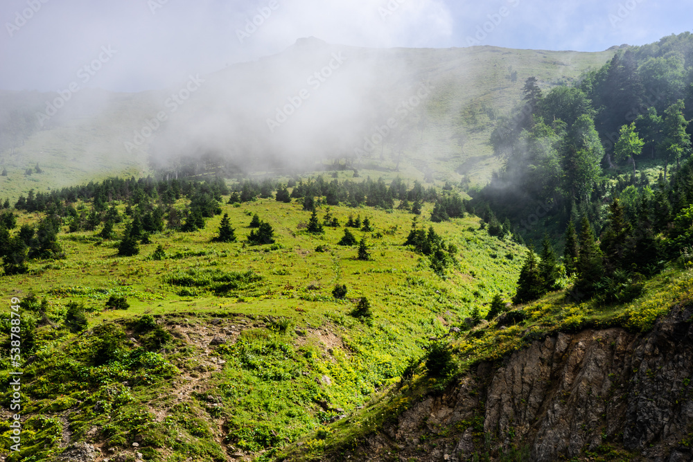 Caucasus mountain in georgian region Guria Caucasus mountain in georgian region Guria