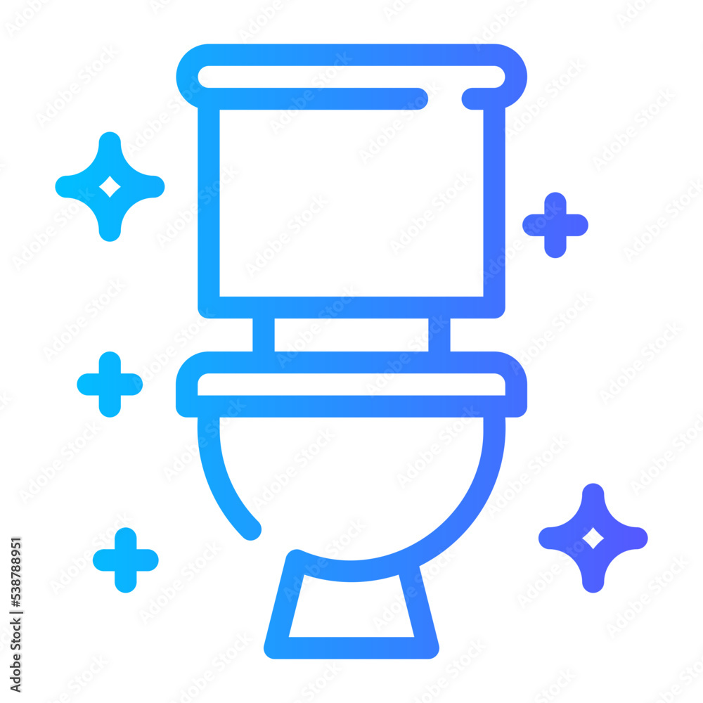 toilet gradient icon toilet gradient icon