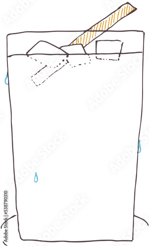 氷入りの飲み物