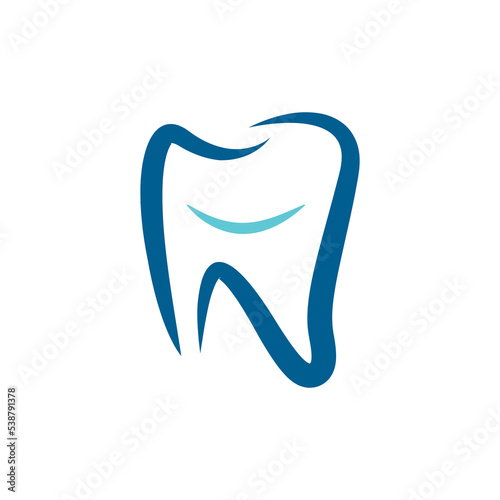 Dental smile logo design. Dental logo design