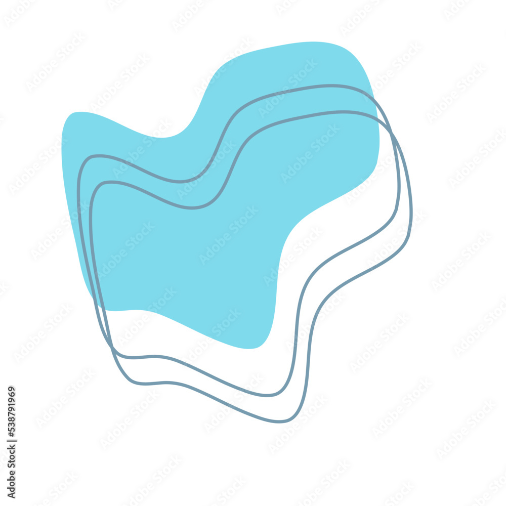 colorful abstract blob