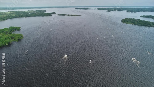 Fishing Tournament start from the sky