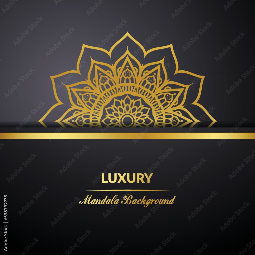 Luxury Mandala Golden with Backgroundm Luxury Mandala Golden with Backgroundm