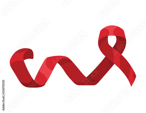 red ribbon campaign spiral