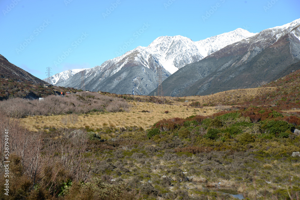 Alpine landscape at Arthur's Pass