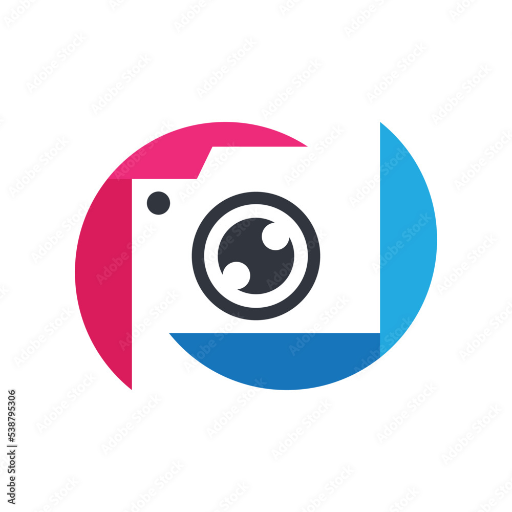 Camera icon vector logo design Camera icon vector logo design