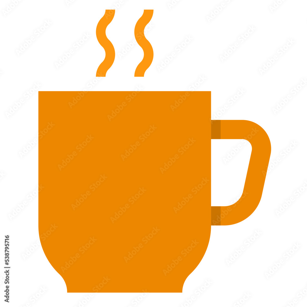 coffee cup flat icon